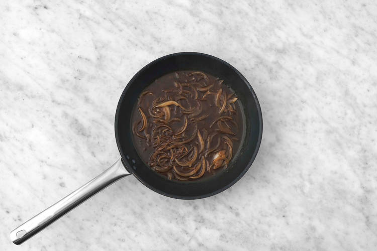 Make onion gravy