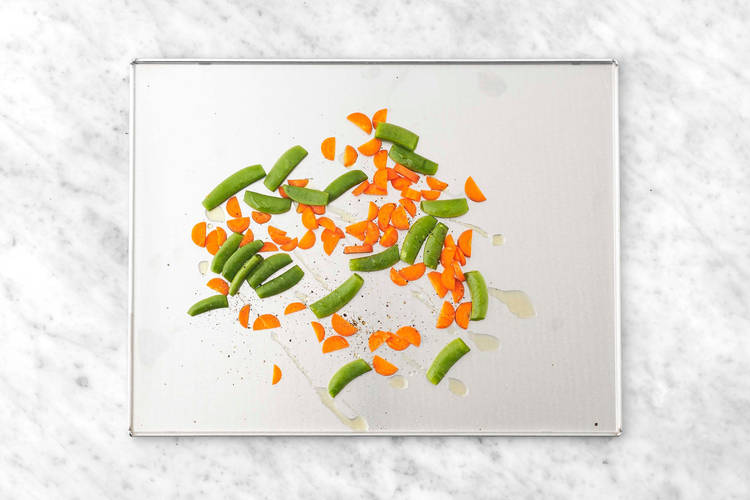 Cook veggies