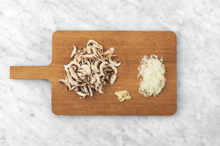 Émincer les champignons