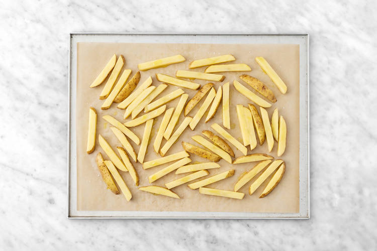 Bake the fries
