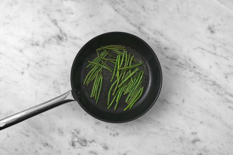 Cuire les haricots verts