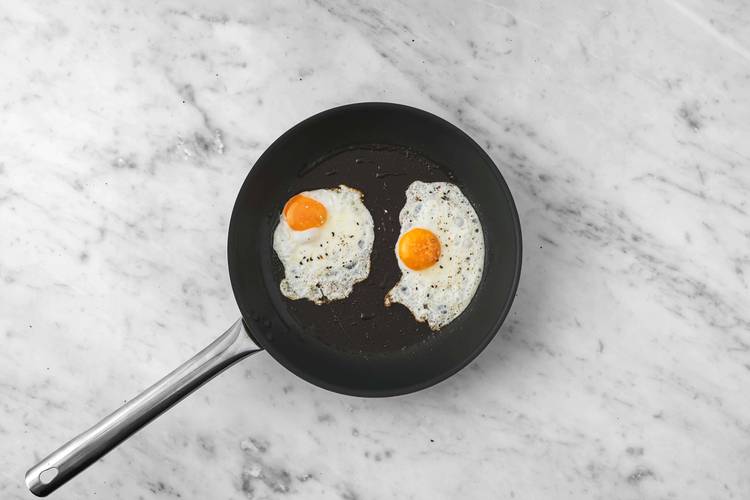 Cook eggs