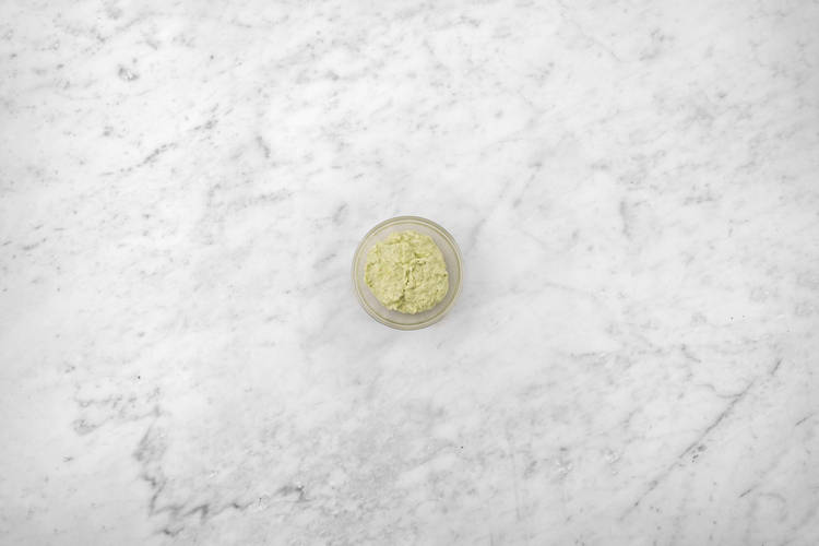 Crème d'avocat en cours