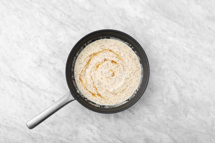 Make the Mustard Sauce