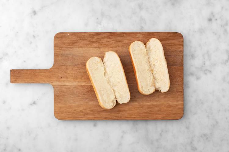Hot Dog Buns toasten