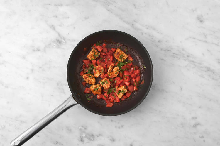 Vegane Filetstücke zubereiten 