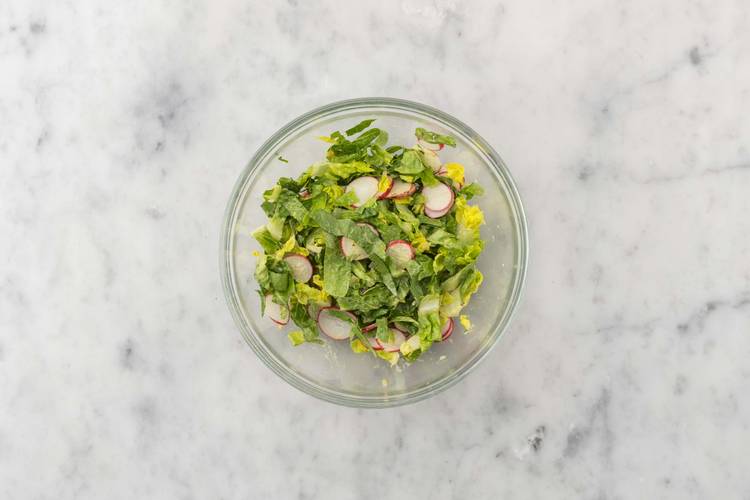 Salat fertigstellen