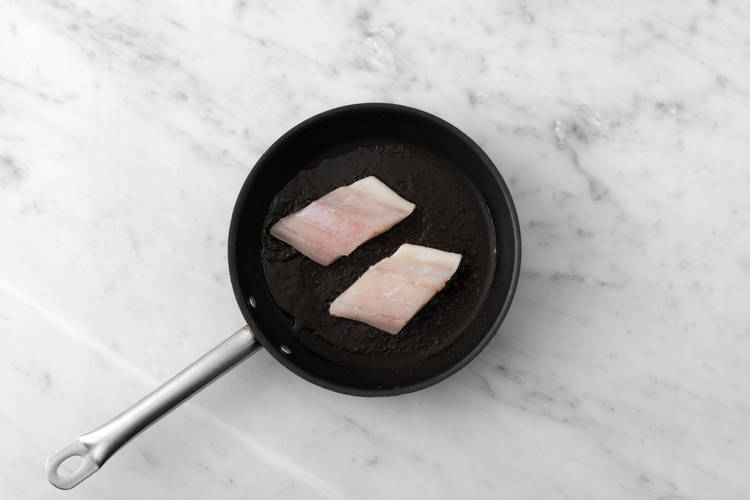 Fisch anbraten