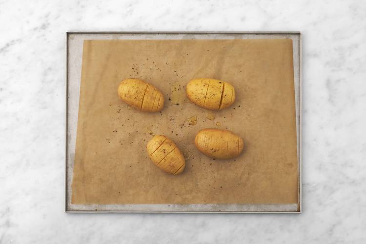 Kartoffeln backen