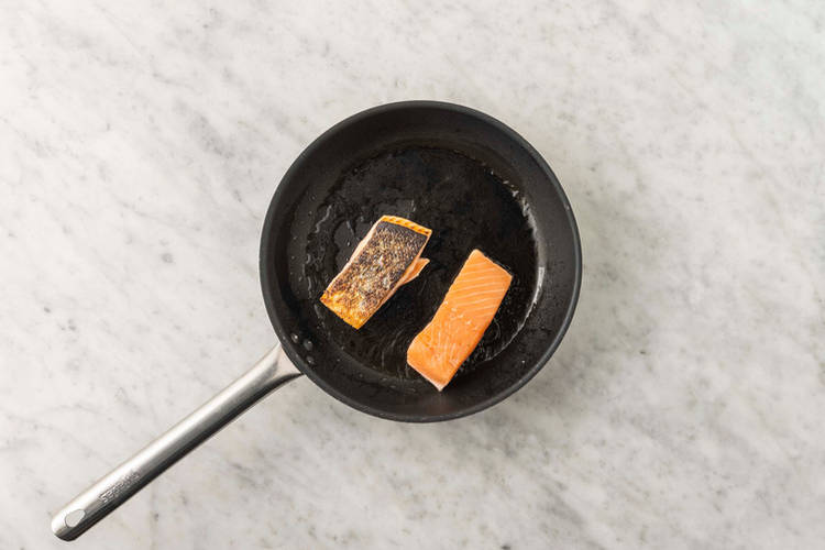 Lachs braten