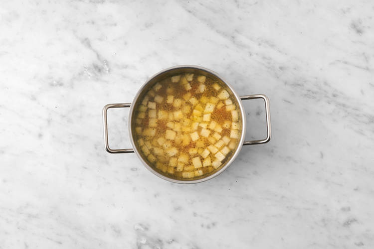Gemüse kochen