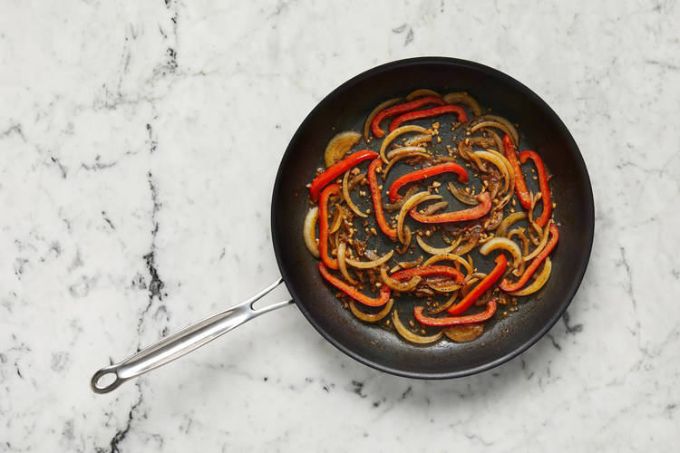 Cook veggies
