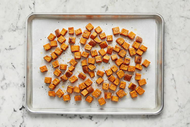 Roast sweet potato