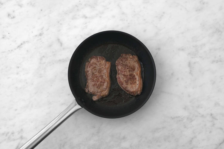 Fry the Lamb Steaks