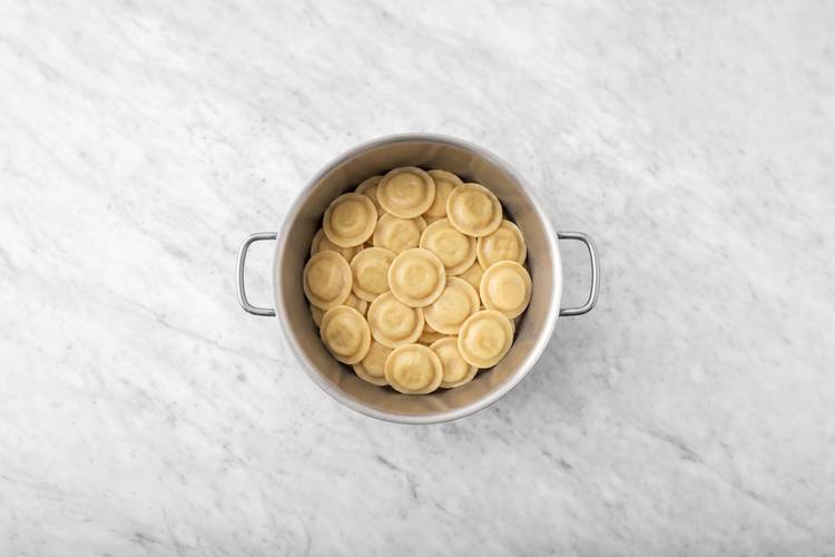 Cuire les raviolis