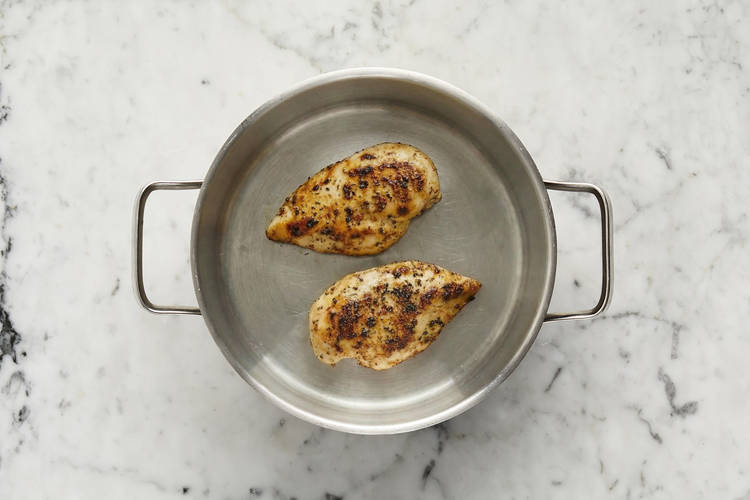 Sear chicken