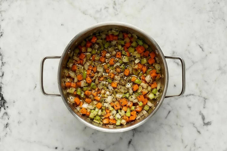 Cook aromatics