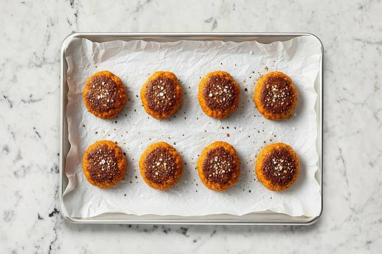 Make and roast Impossible® meatballs