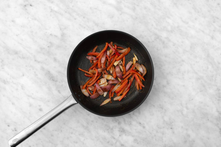 Cook veggies