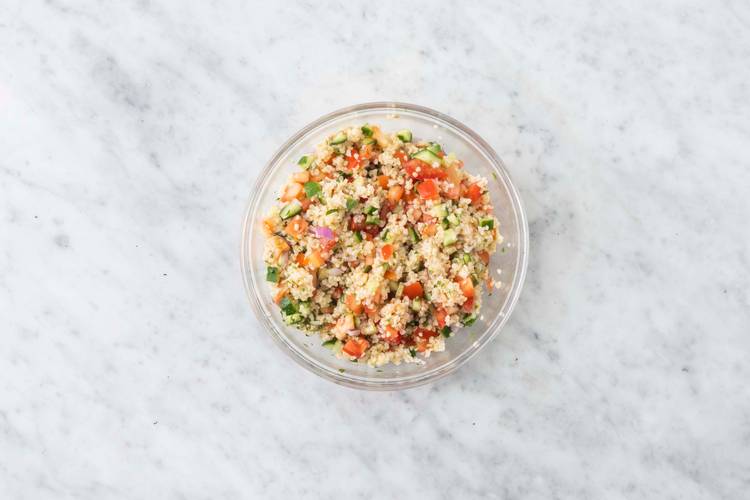 Bland taboulehsalat