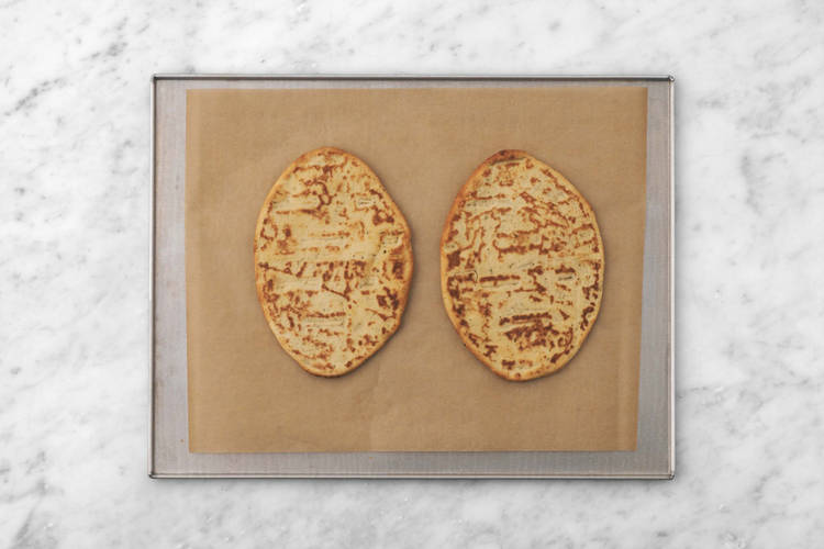 Varm naanbrød
