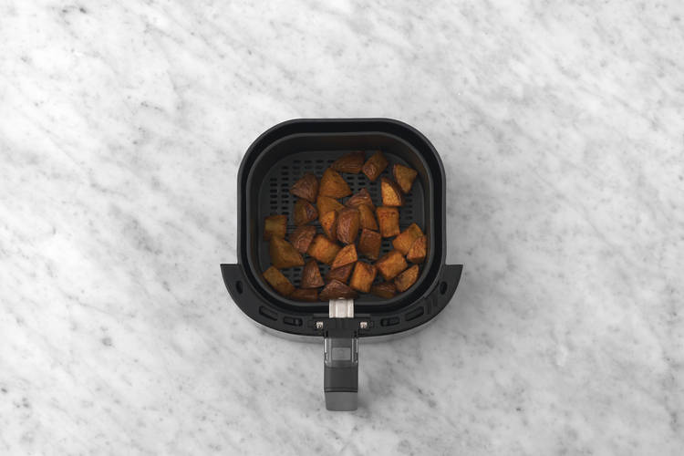 Air Fry the Potatoes