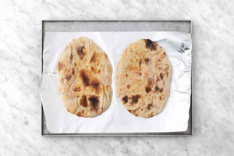 Cuire les pains plats
