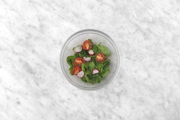 Assembler la salade