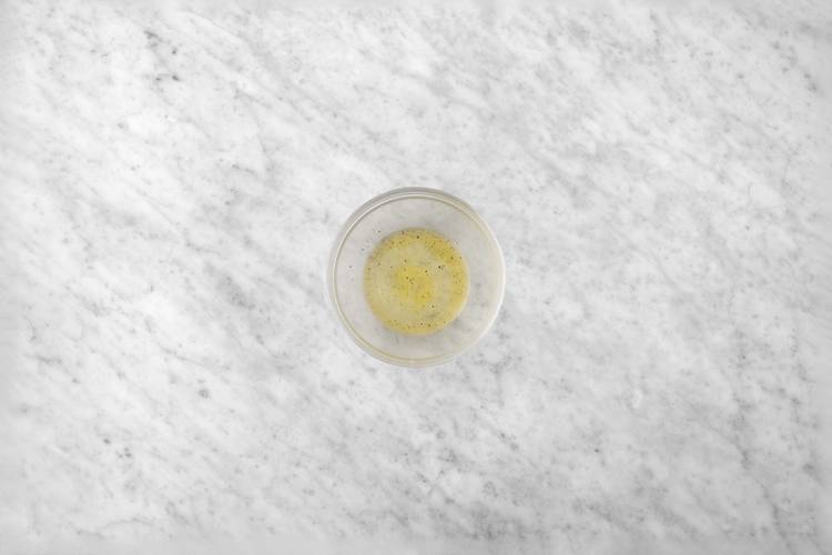 Préparer la vinaigrette