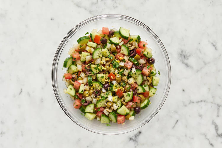 Assembler la salade