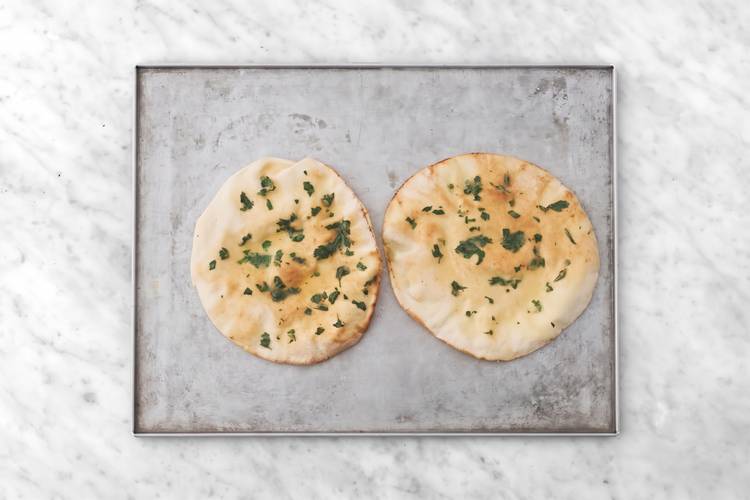 Rôtir les pains plats