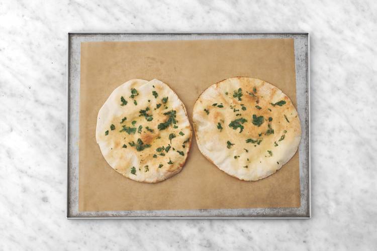 Rôtir les pains plats