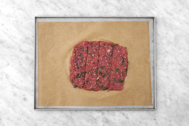 Préparer le mélange de kebab