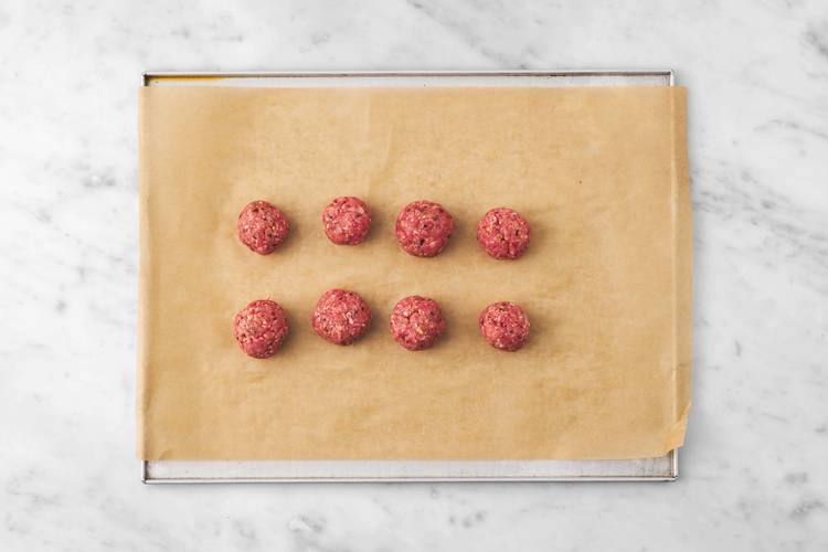 Roast meatballs