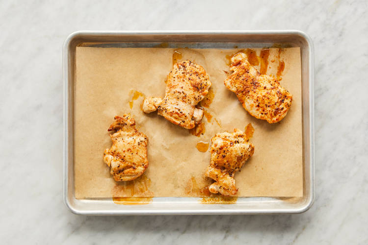 Préparer et rôtir le poulet