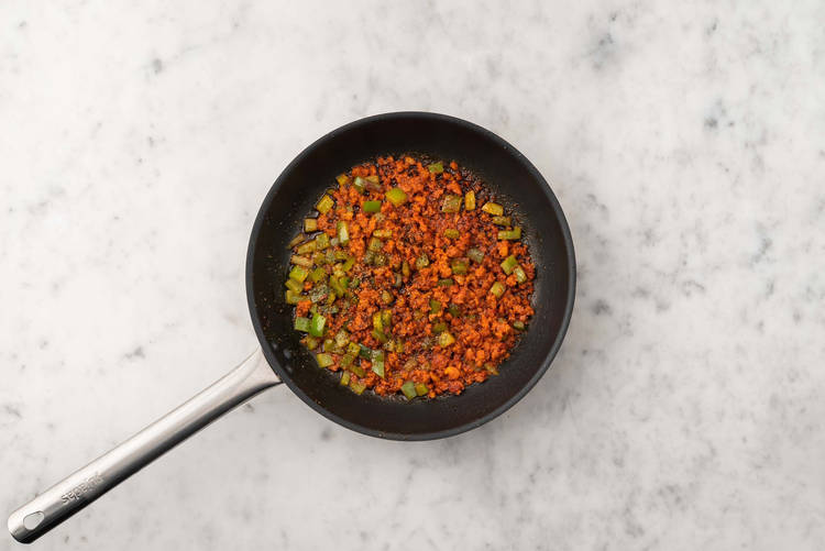 Cook Beyond Meat® and peppers