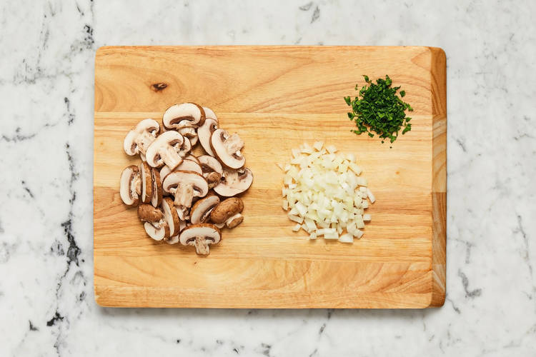 Prep and cook chicken