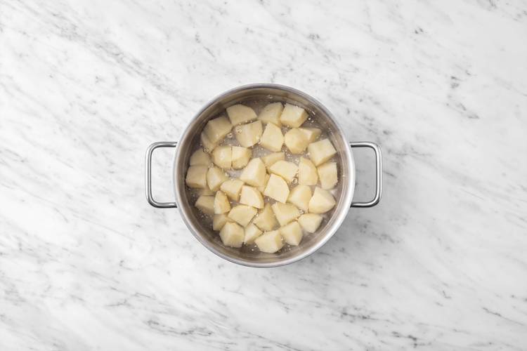 Cook potatoes