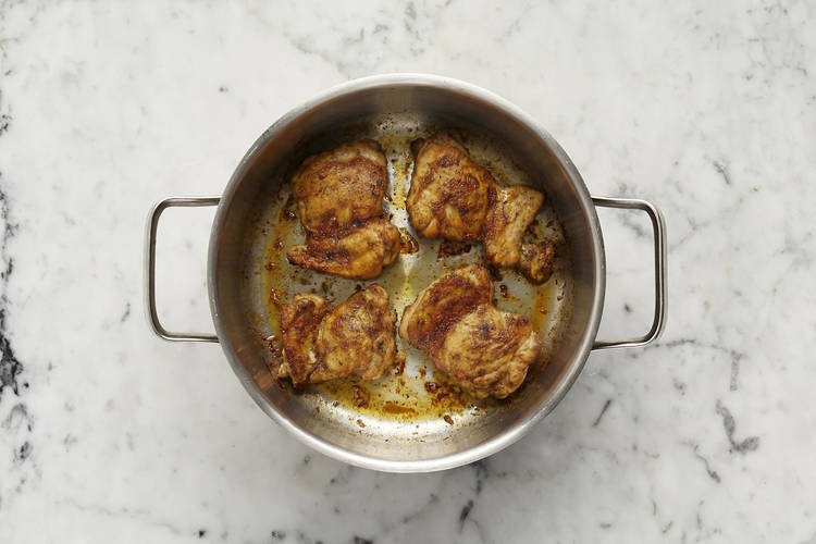 Préparer le poulet