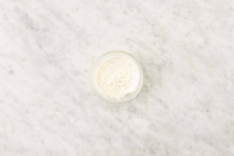 Make dill-garlic sour cream