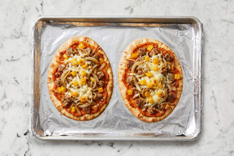 Broil flatbreads