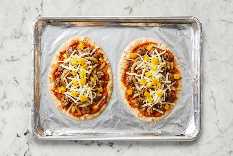 Assemble flatbreads