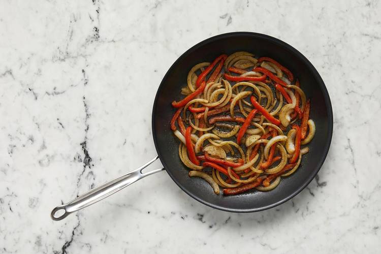 Cook veggies