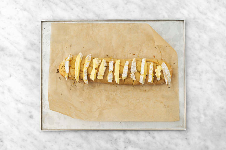 Baguette füllen