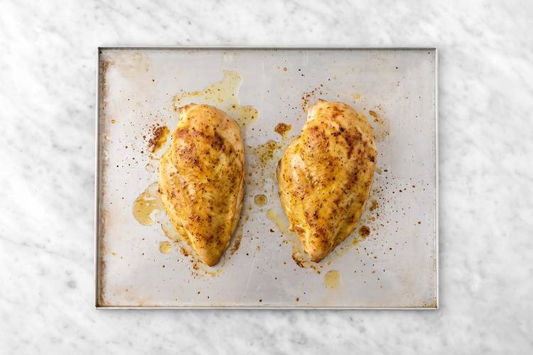 Cook chicken