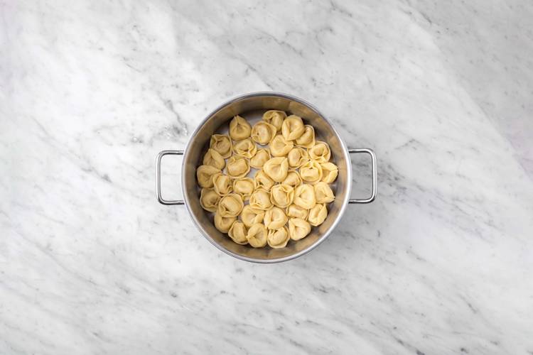 Boil tortellini