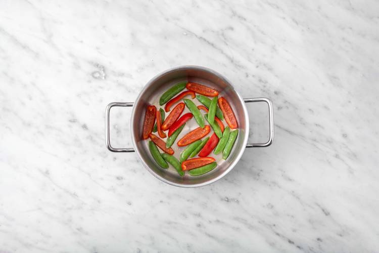 Cook veggies