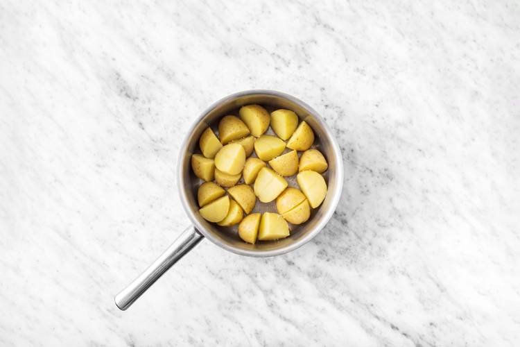 Cook potatoes