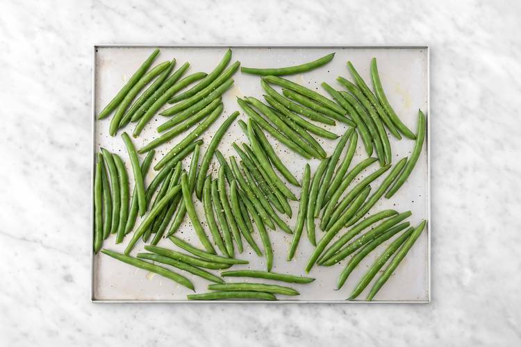 Cook green beans