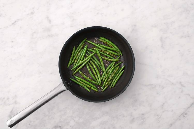 Cook green beans